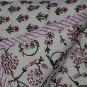 Pink Floral  Quilt
