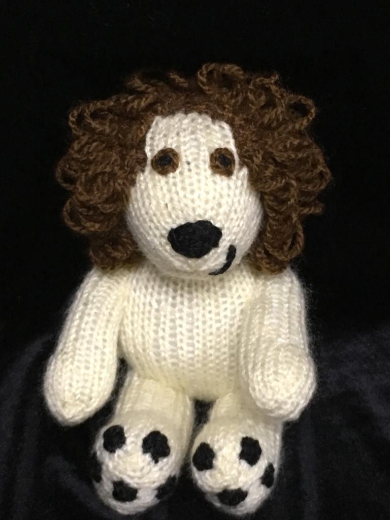 Hand Knitted Puppy
