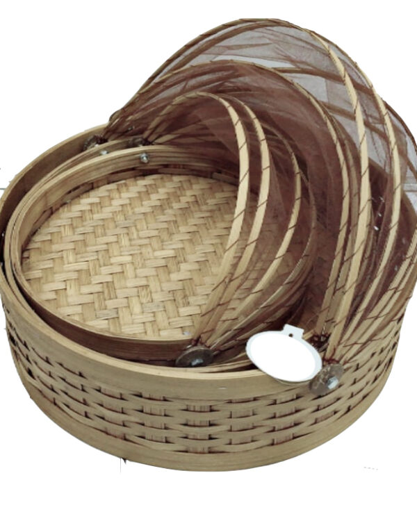 Food Storing Cover Basket – 3 pcs Set