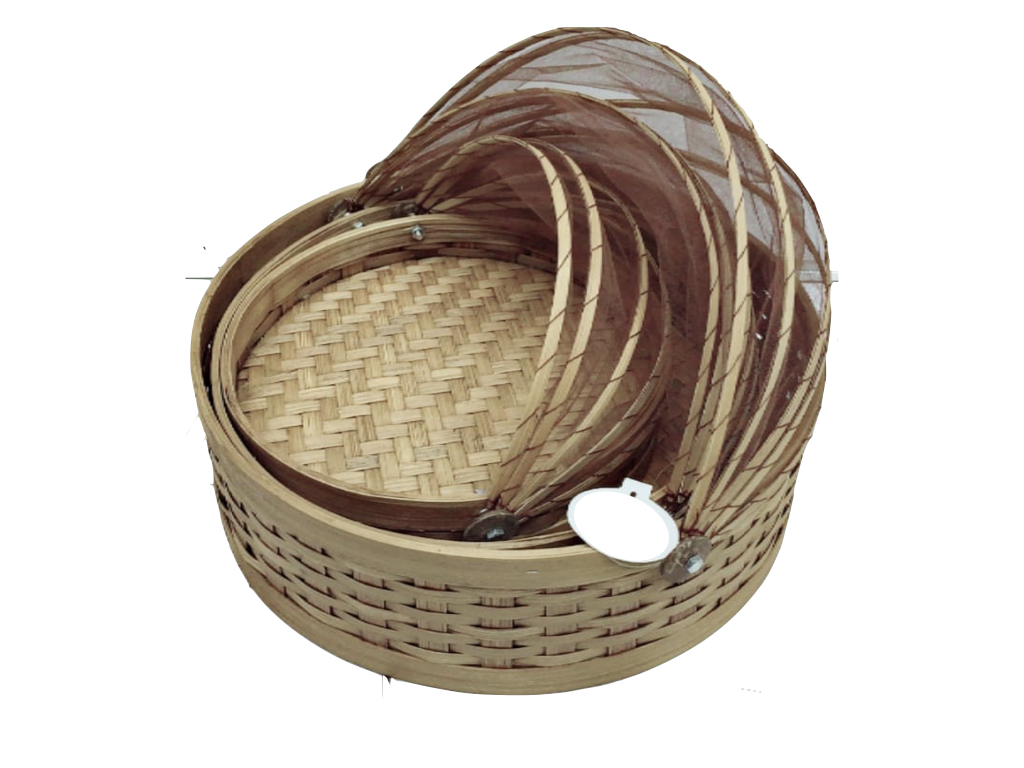 Food Storing Cover Basket – 3 pcs Set