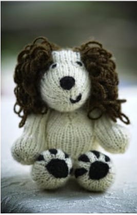 Hand Knitted Puppy