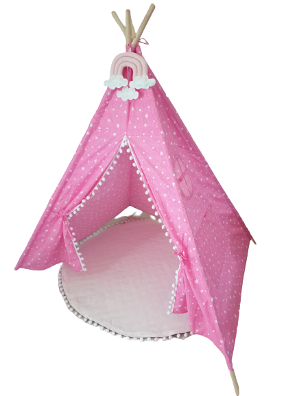 Pink Fairy Teepee with Mat