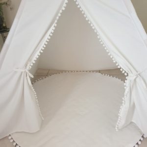White Dove Teepee with Mat