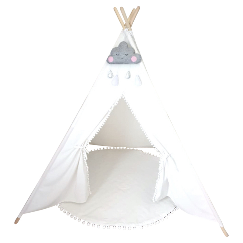 White Dove Teepee with Mat