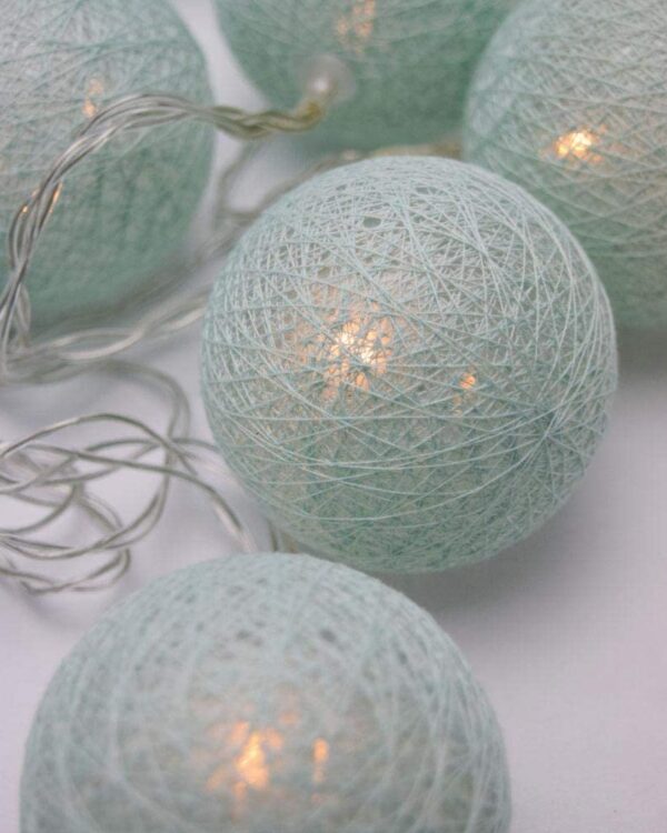 LED Cotton Thread Decoration Lights – Blue