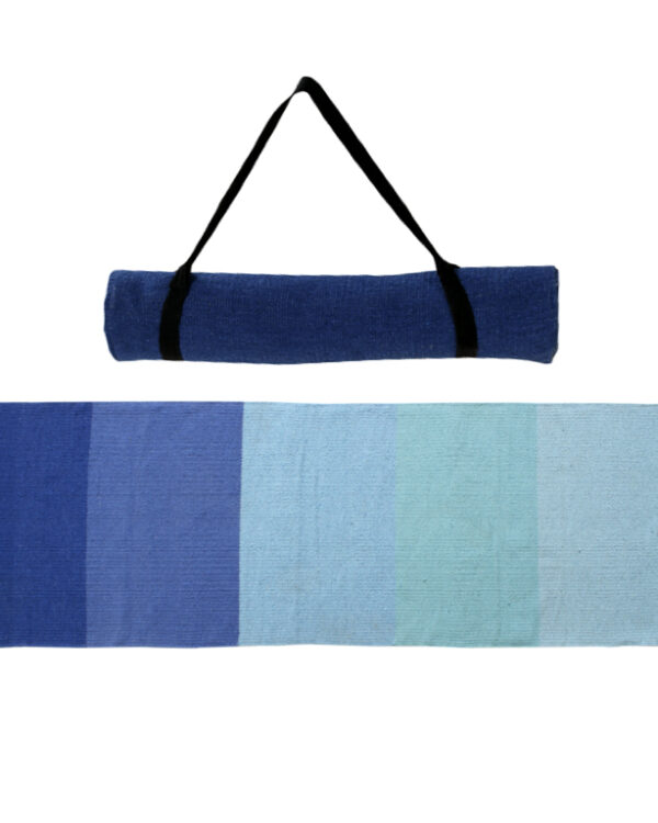 SeaBlue Cotton Yoga Mat