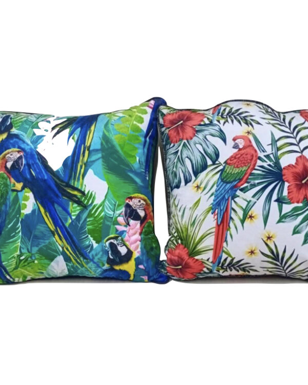 Parrot Cushion Cover with Filler