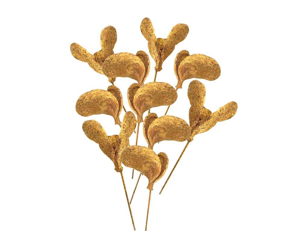 Dried Almond Golden Sticks Set of 10 for Vase