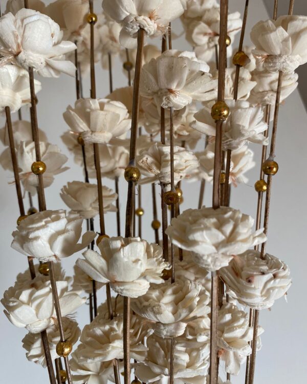 Coco White Flowers  Set of 10 Stems