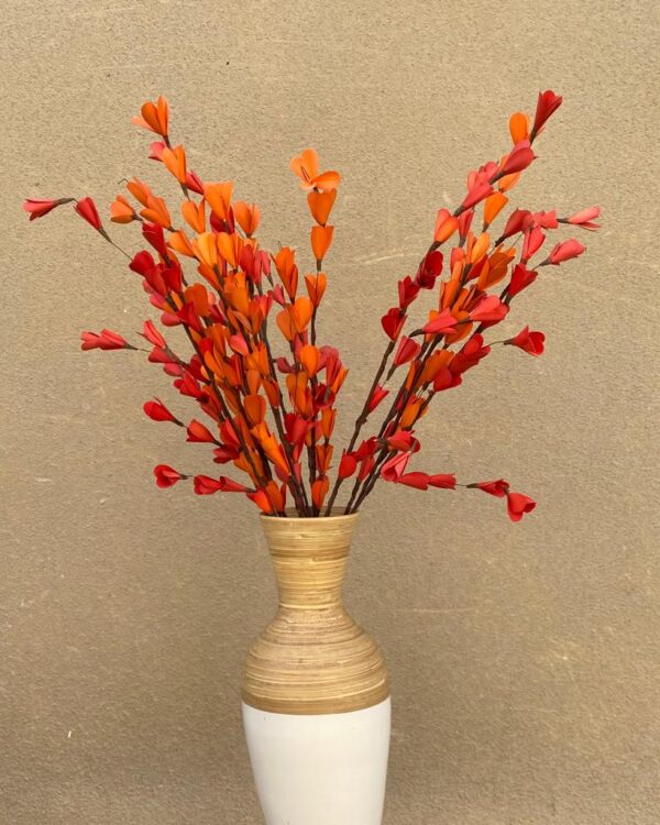 Palm Belle Rustic Orange Sticks 10 Pcs Set