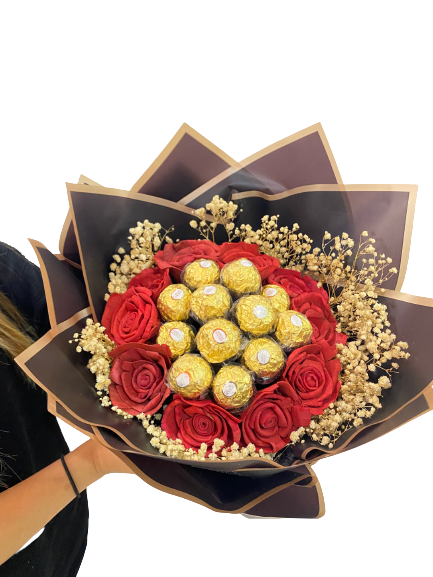 Ferrero Rocher and Rose  Bouquet